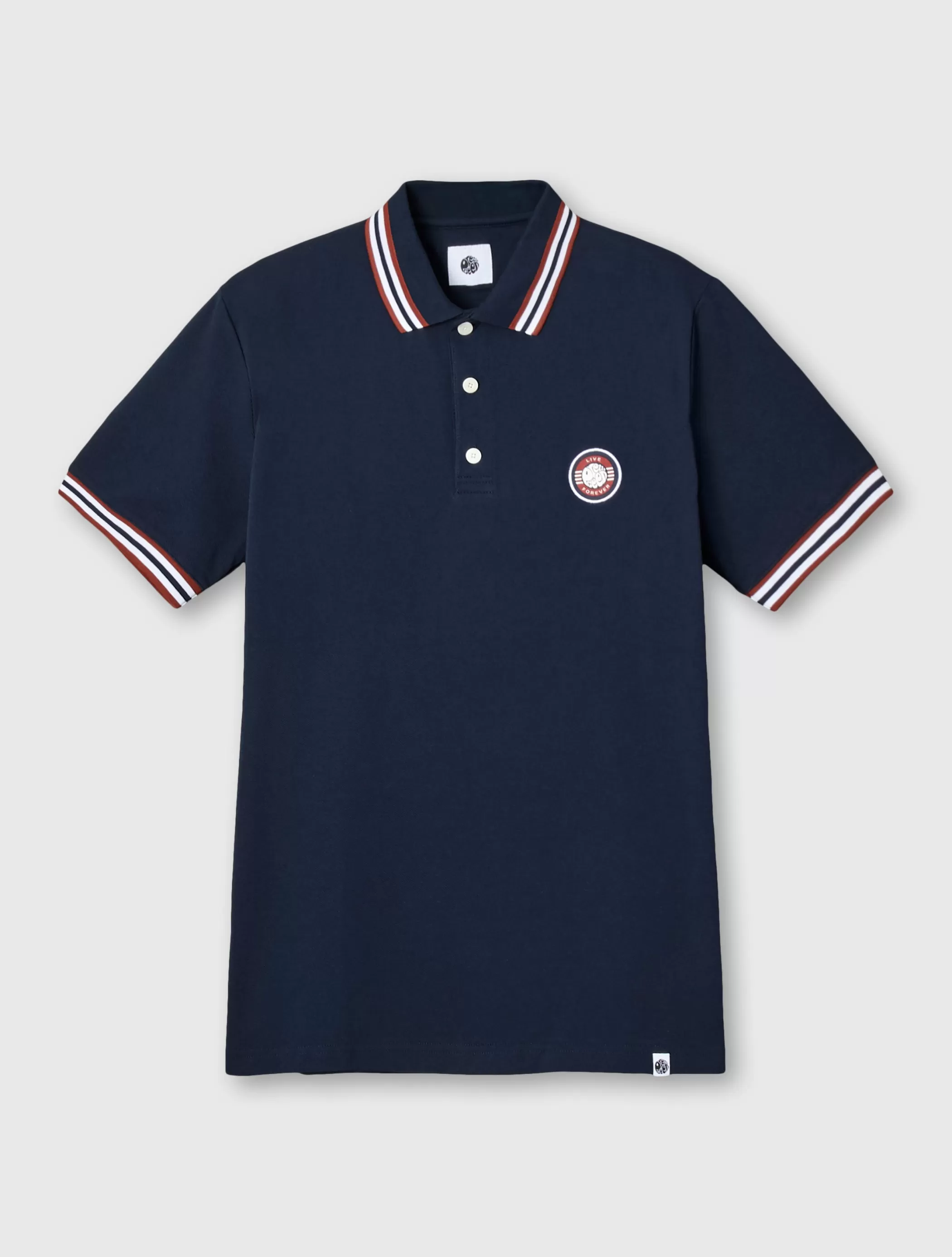 Online Live Forever Tipped Polo Polos