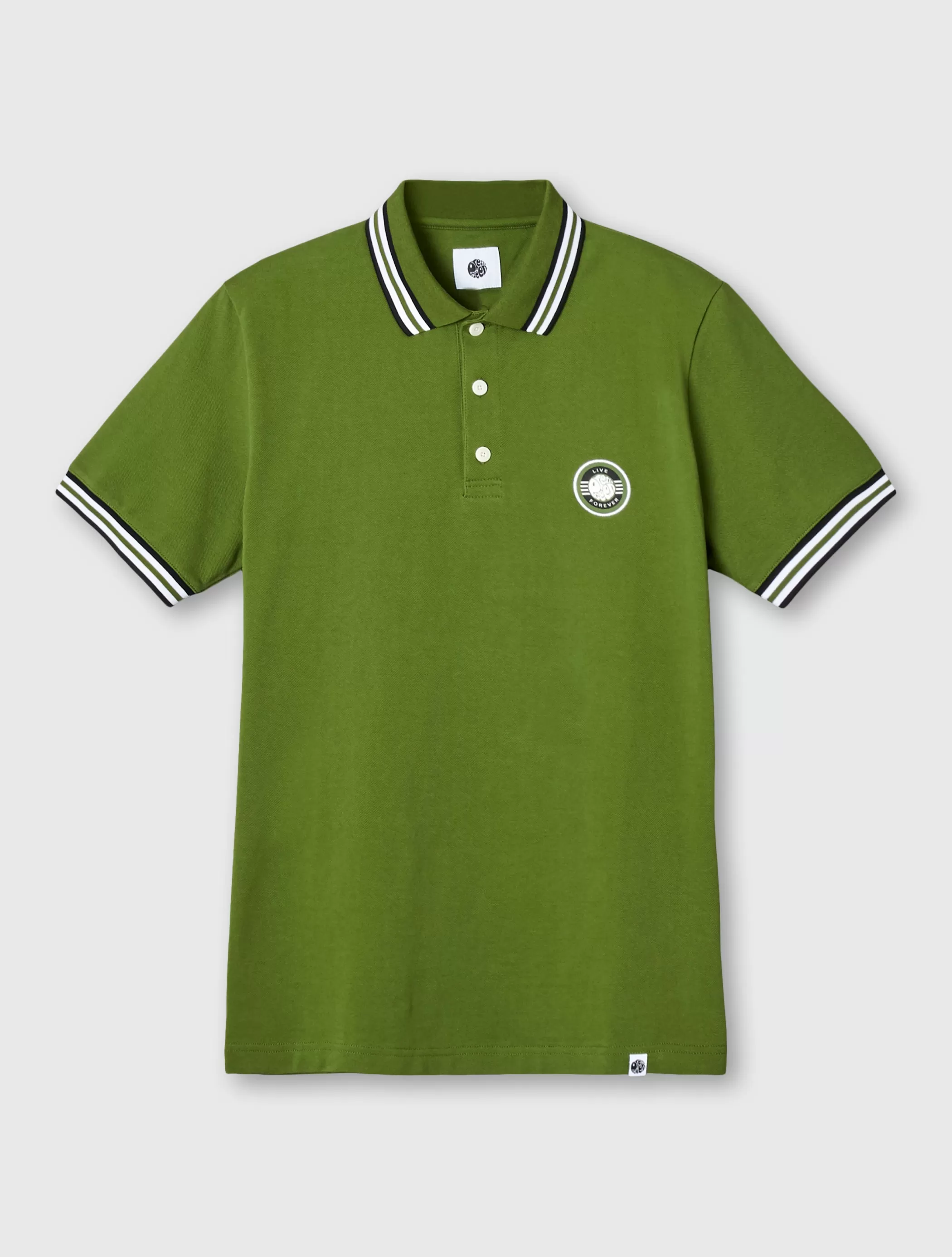 Clearance Live Forever Tipped Polo Polos