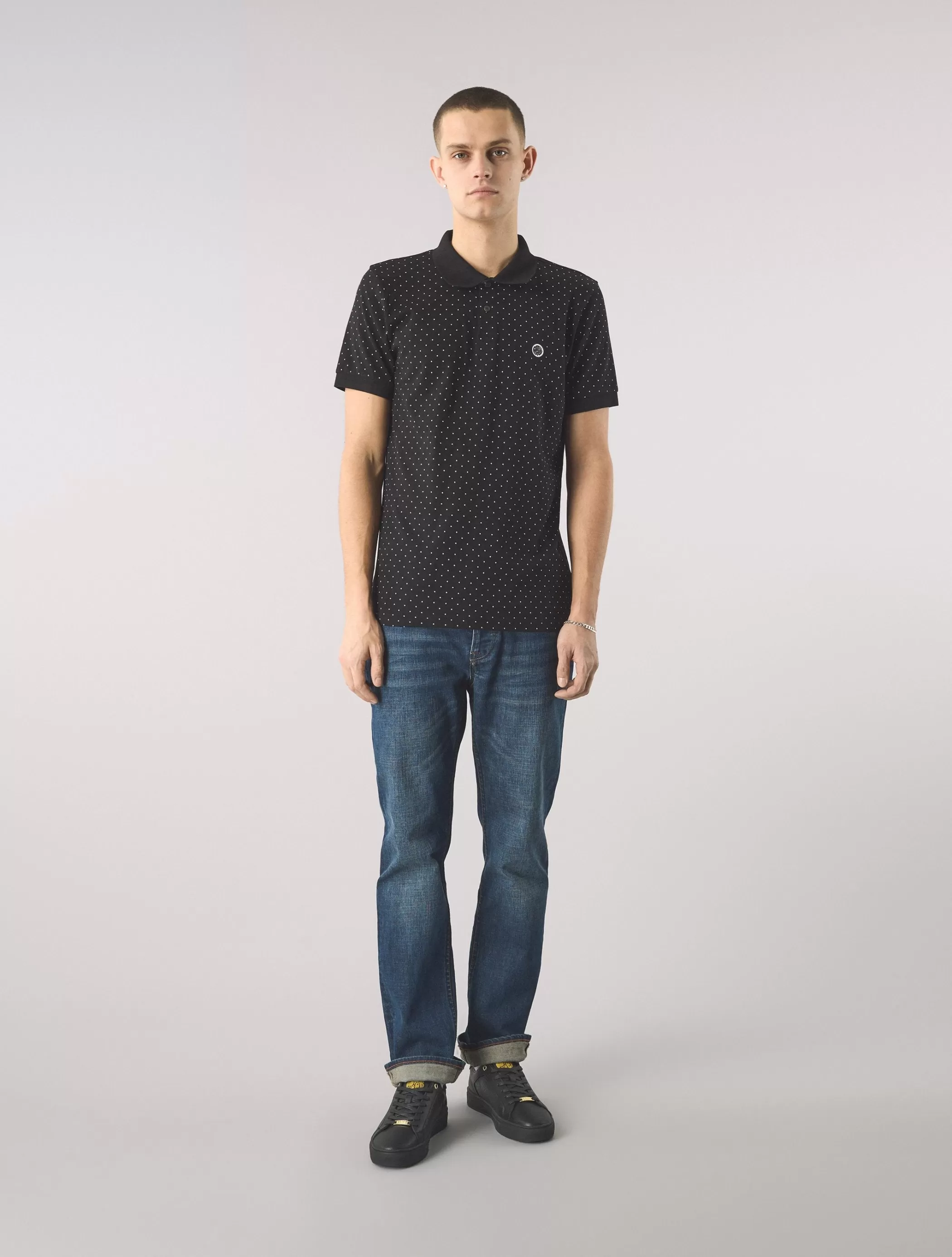 Shop Polka Dot Polo Shirt Polos