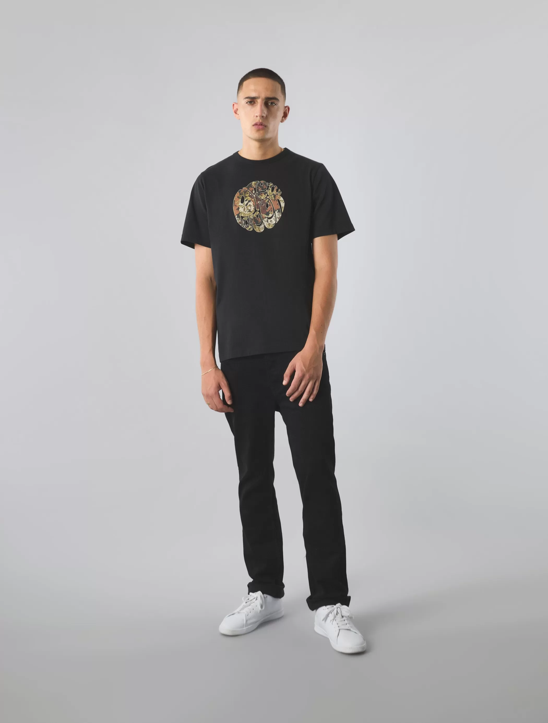 Outlet Prestleigh Floral Logo T-Shirt T-shirts