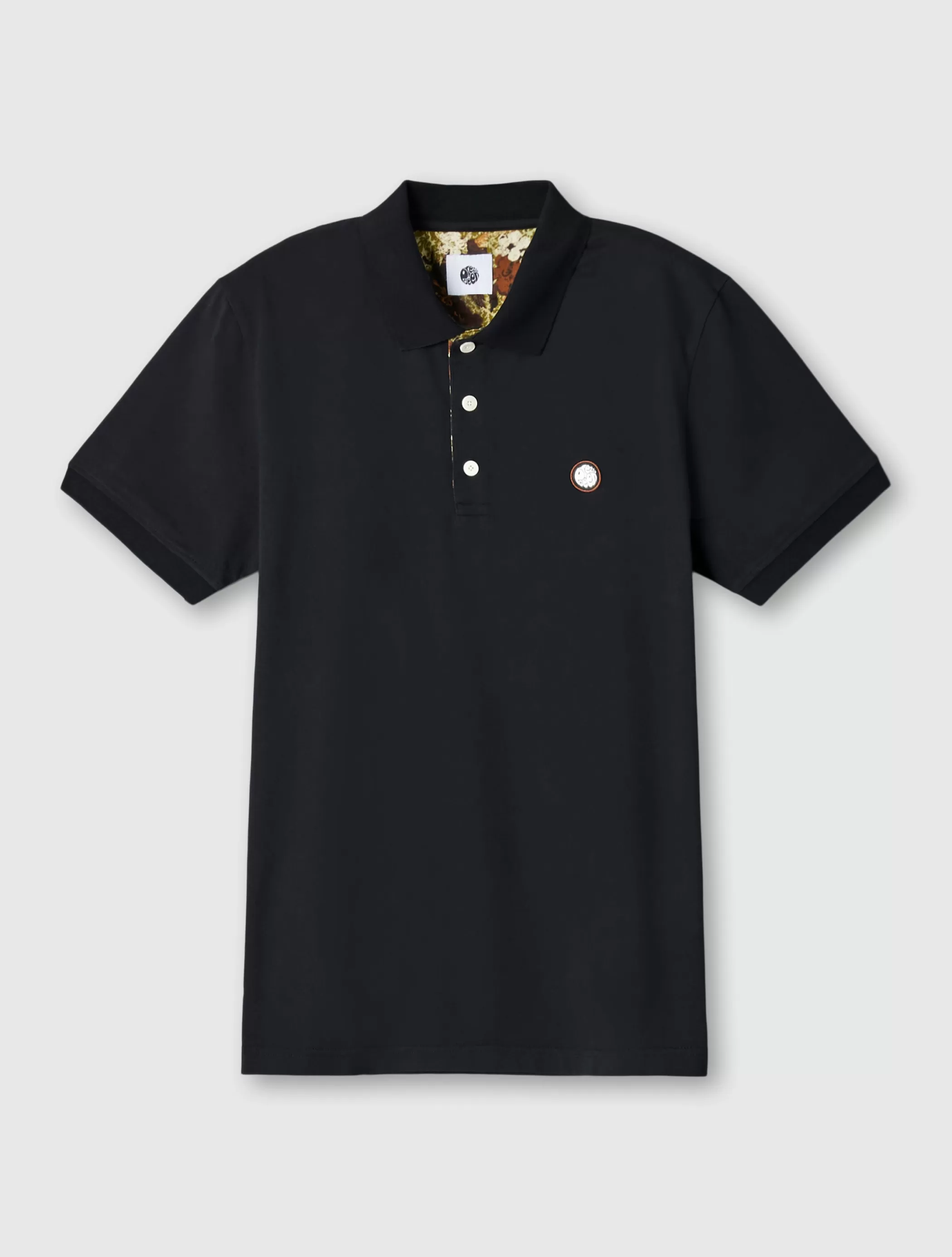 Fashion Prestleigh Floral Placket Polo Polos