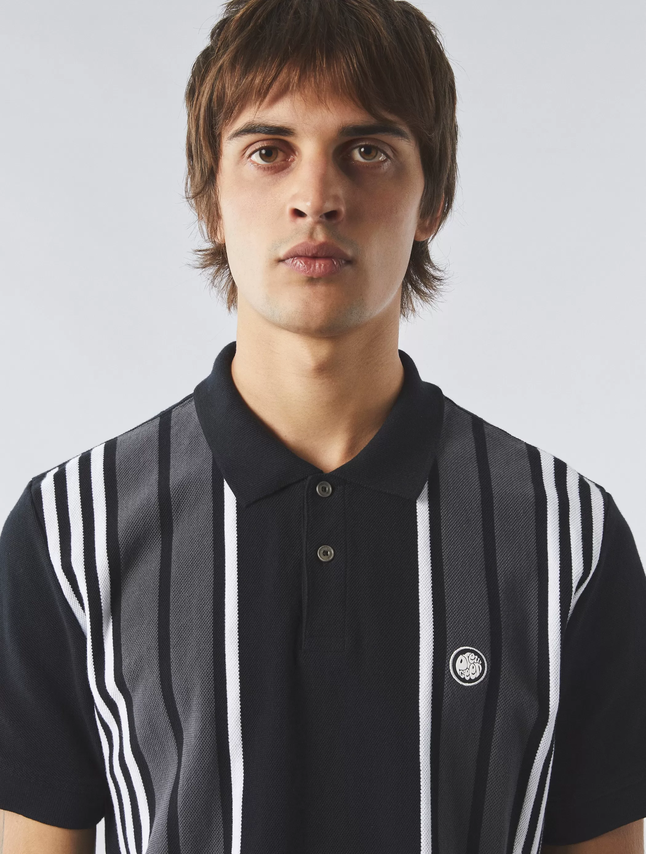 Outlet Stripe Polo Shirt Polos