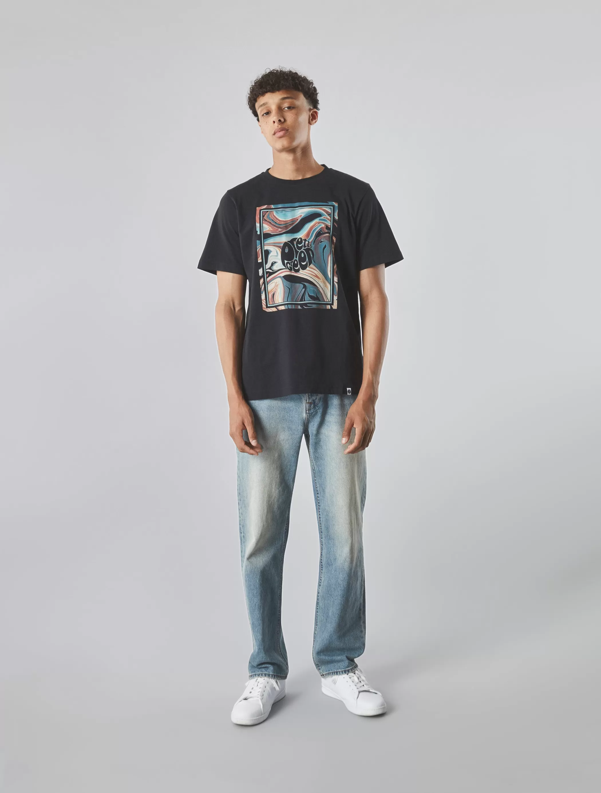 Clearance Sundown Box Logo T-shirt T-shirts