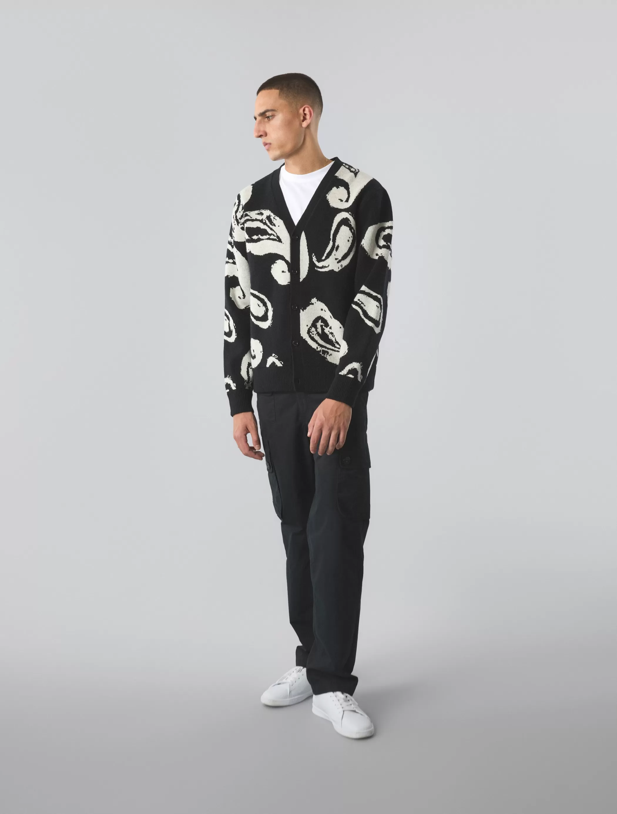 Cheap Supernova Paisley Cardigan Knitwear