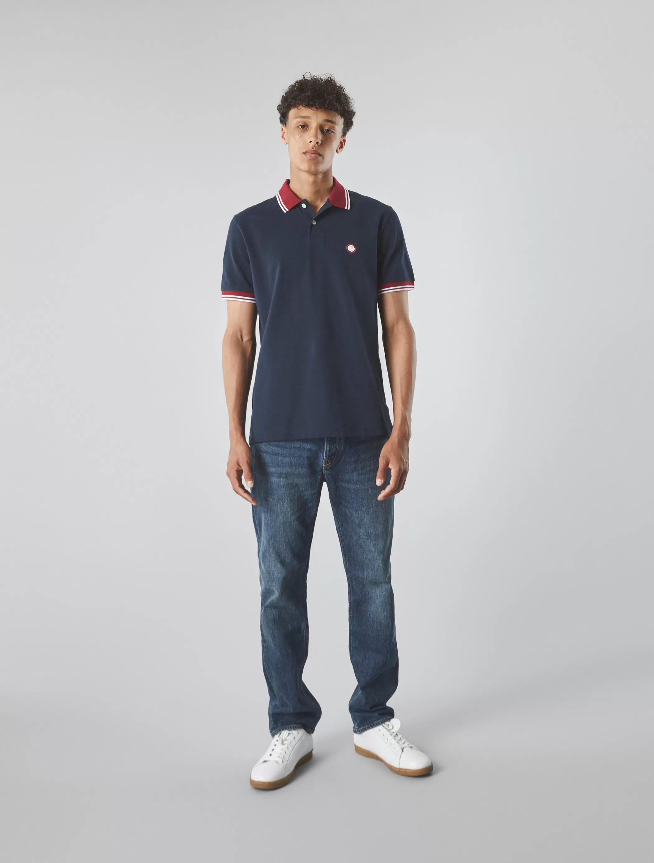 Best Sale Tilby Contrast Collar Polo Polos